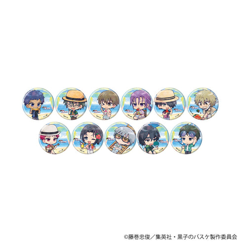 『黒子のバスケ』ホログラム缶バッジ(57mm)02/アロハver. コンプリートセット(全11種)(ミニキャライラスト)